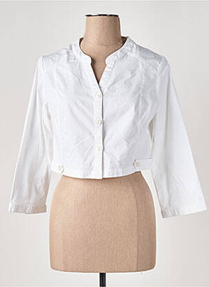 Boléro manches longues blanc AGATHE & LOUISE femme