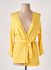 Gilet manches longues jaune SURKANA pour femme seconde vue