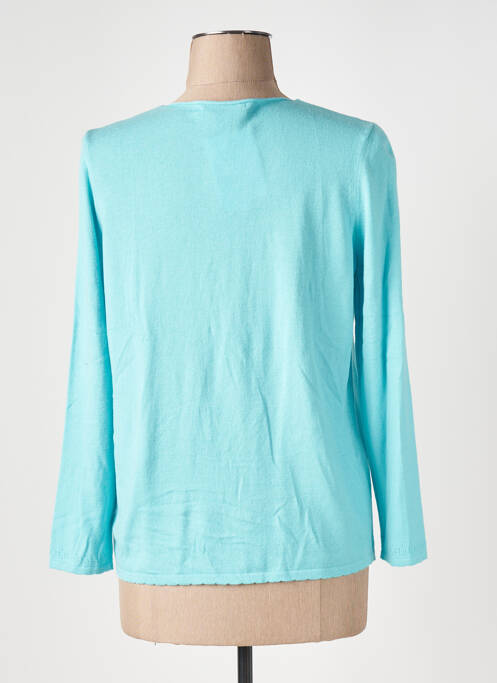 Gilet manches longues stretch bleu I.ODENA femme