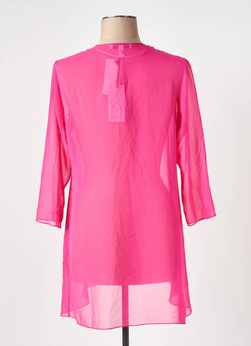 Gilet manches longues rose GREGORY PAT pour femme