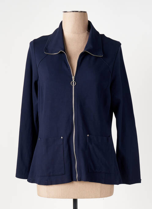 Veste casual bleu MALOKA pour femme