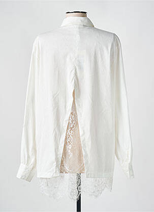 Tunique manches longues col chemisier beige CREAM femme