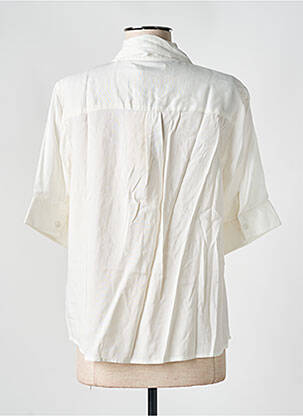 Chemisier manches courtes manches courtes beige CREAM femme