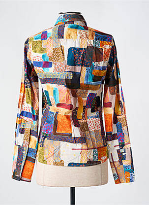 Chemisier coupe cintrée manches longues orange LA CIBLE ROUGE femme