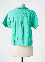 Chemisier vert C'EST BEAU LA VIE pour femme seconde vue