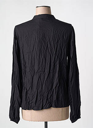 Blouse col rond manches longues noir CREAM femme