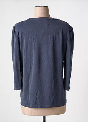 T-shirt col v manches courtes gris JULIE GUERLANDE femme