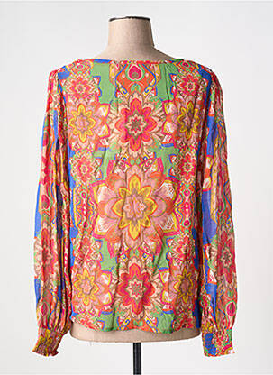 Blouse légère et transparente manches longues rouge CREAM femme