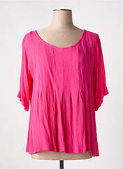Blouse rose AGATHE & LOUISE pour femme seconde vue