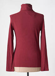 Pull col roulé rouge KANOPE pour femme seconde vue