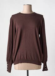 Pull marron KAFFE pour femme seconde vue