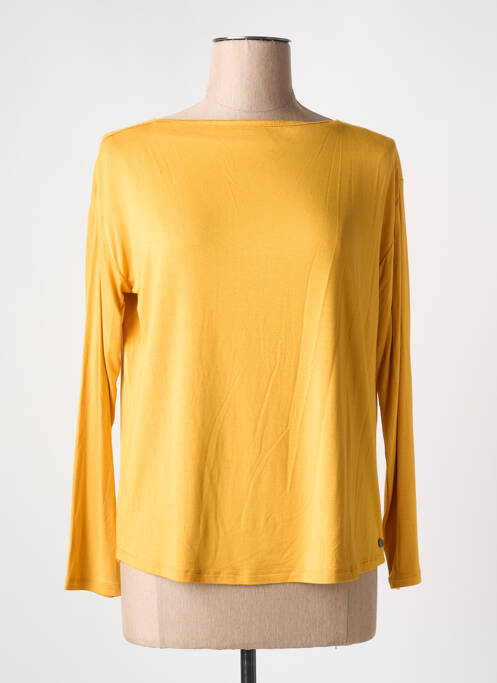 T-shirt stretch manches longues jaune SURKANA femme