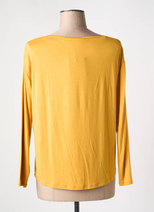 T-shirt stretch manches longues jaune SURKANA femme