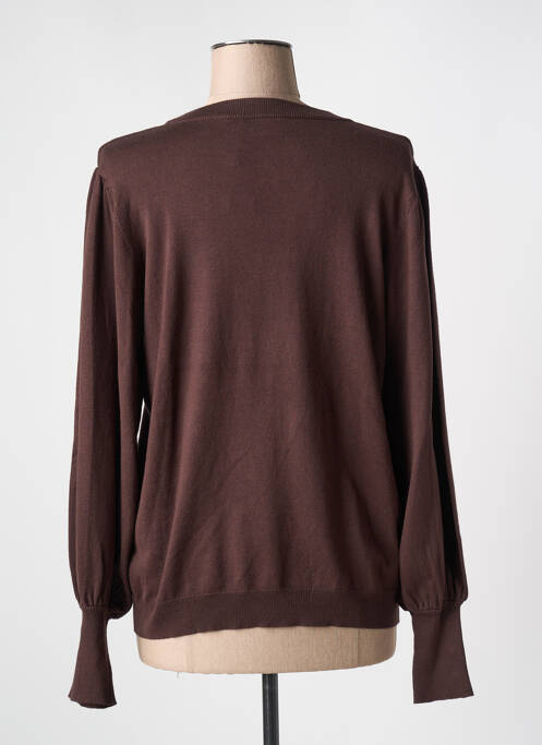 Pull marron KAFFE pour femme