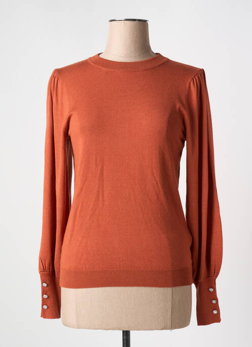 Pull orange KAFFE femme