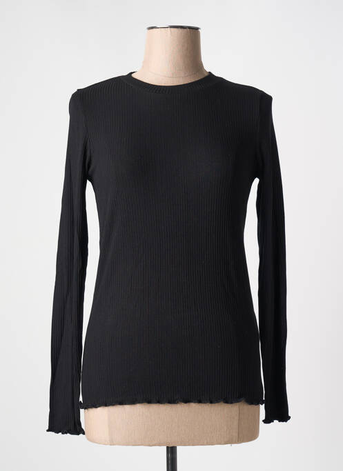 T-shirt noir KAFFE pour femme