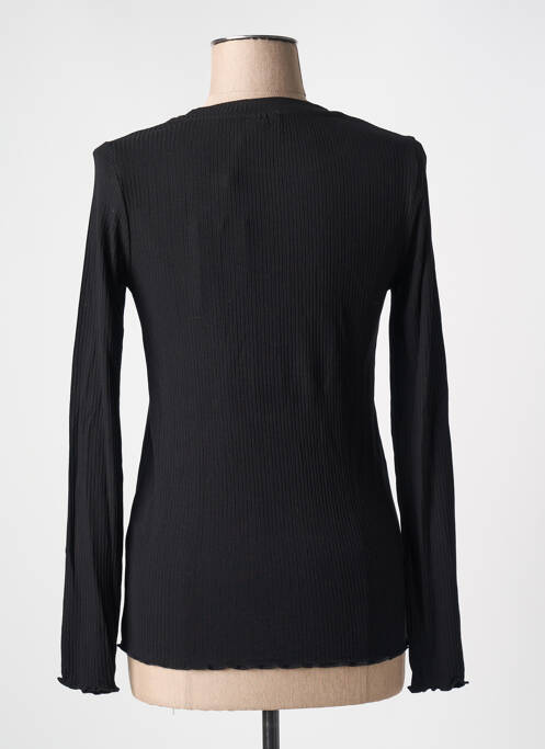 T-shirt noir KAFFE femme