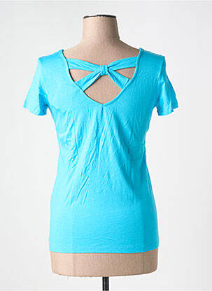 T-shirt stretch manches courtes bleu JULIE GUERLANDE femme