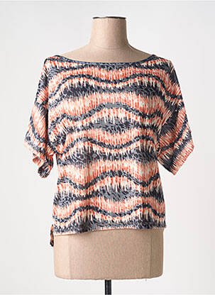 T-shirt imprimé fantaisie manches courtes orange LOLA ESPELETA femme