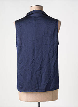 Top coupe fluide sans manche bleu MOLLY BRACKEN femme