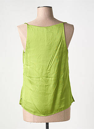 Top coupe cintrée fines bretelles vert SURKANA femme