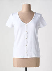 T-shirt blanc C'EST BEAU LA VIE pour femme seconde vue