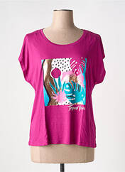 T-shirt violet JULIE GUERLANDE pour femme seconde vue