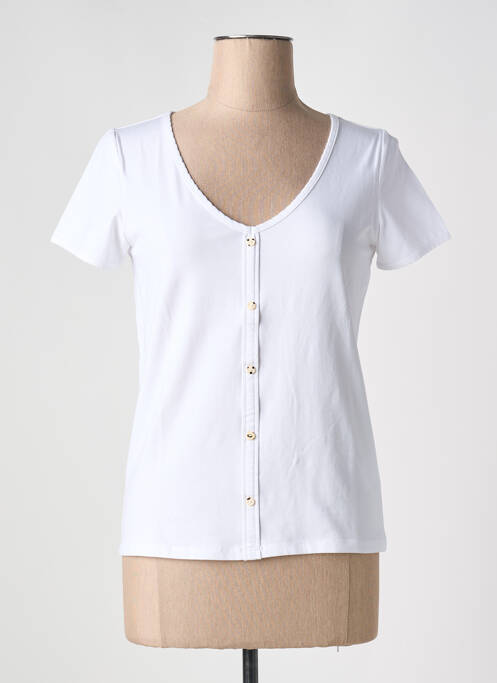 T-shirt blanc C'EST BEAU LA VIE pour femme