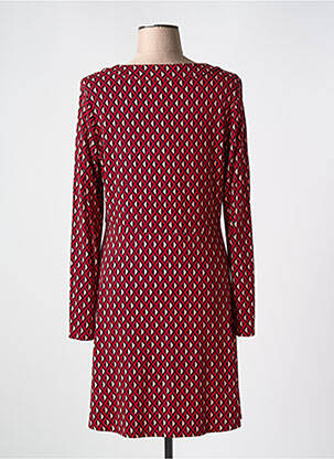 Robe courte manches longues manches longues rouge SURKANA femme