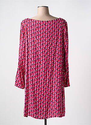 Robe courte manches longues manches longues rose SURKANA femme