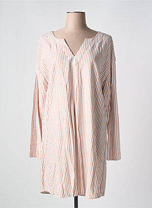 Robe courte manches longues manches longues beige CREAM femme