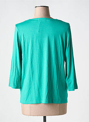 T-shirt manches 3/4 manches 3/4 vert CHATELET femme