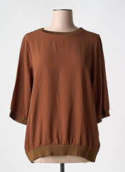 Blouse marron TONI pour femme seconde vue