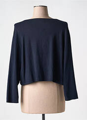 Gilet manches longues bleu NINA KALIO pour femme seconde vue