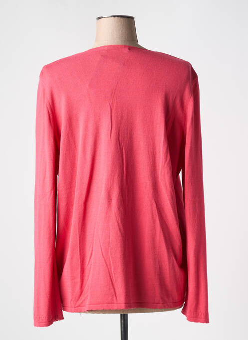Gilet manches longues stretch rose I.ODENA femme