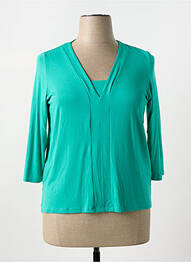 T-shirt manches 3/4 manches 3/4 vert CHATELET femme