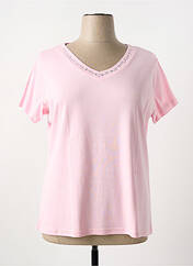 T-shirt rose I.ODENA pour femme seconde vue