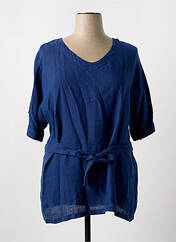 Tunique manches courtes bleu LILI & CAROLINE pour femme seconde vue