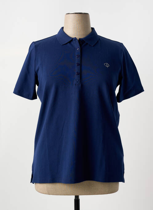 Polo bleu TONI pour femme