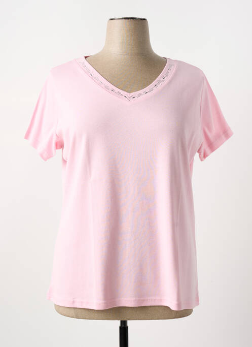 T-shirt rose I.ODENA pour femme