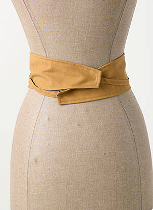 Ceinture coutures renforcées marron MOLLY BRACKEN femme