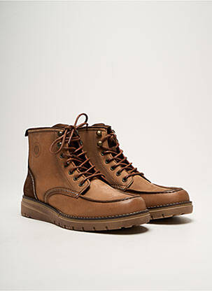 Bottines/boots  bout rond marron REDSKINS homme
