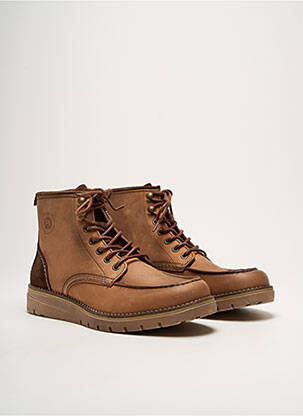 Bottines/boots  bout rond marron REDSKINS homme