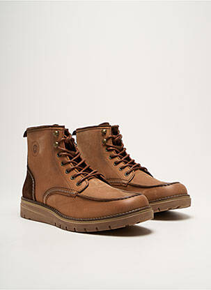 Bottines/boots  bout rond marron REDSKINS homme