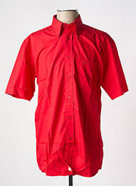 Chemise manches courtes poches rouge ARMORIAL homme