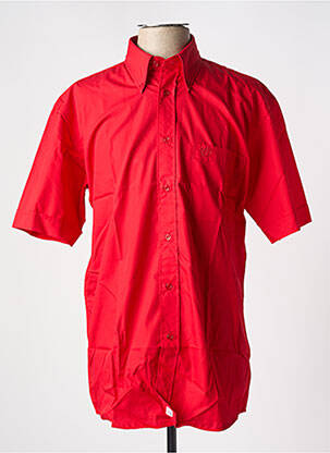 Chemise manches courtes poches rouge ARMORIAL homme