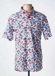 Chemise manches courtes poches bleu FOXX homme