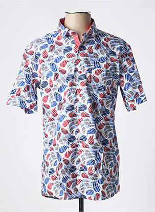Chemise manches courtes poches bleu FOXX homme