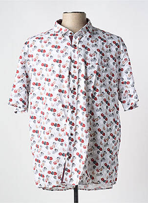 Chemise manches courtes poches gris CAPTEN homme