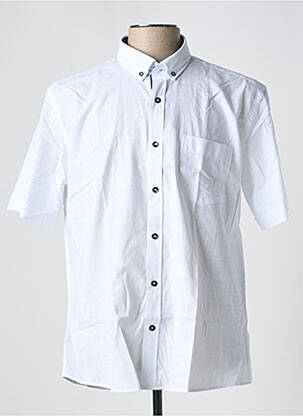 Chemise manches courtes blanc CAPTEN pour homme